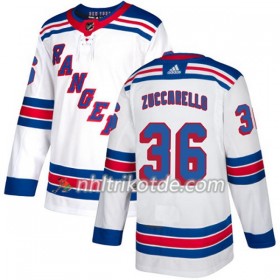 New York Rangers Trikot Mats Zuccarello 36 Adidas 2017-2018 Weiß Authentic - Dame